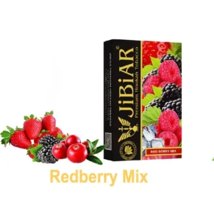 Тютюн для кальяну Jibiar 50 г Redberry Mix (полуниця клюква малина)