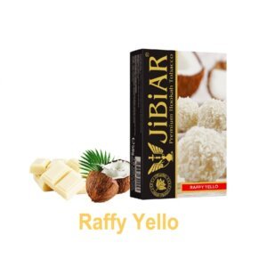 Тютюн для кальяну Jibiar 50 г Raffy Yello (білий шоколад кокос)