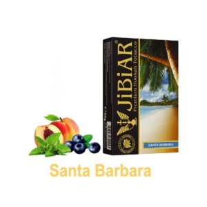 Тютюн для кальяну Jibiar 50 г Santa Barbara (персик чорниця ментол)