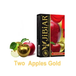 Тютюн для кальяну Jibiar 50 г Two Apples Gold (анісове яблуко)