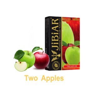 Тютюн для кальяну Jibiar 50 г Two Apples (зелене та червоне яблуко)
