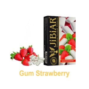 Табак для кальяна Jibiar 50 г Gum Strawberry (жвачка орбит клубника)