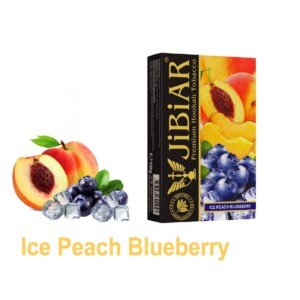 Тютюн для кальяну Jibiar 50 г Ice Peach Blueberry (лід персик чорниця)
