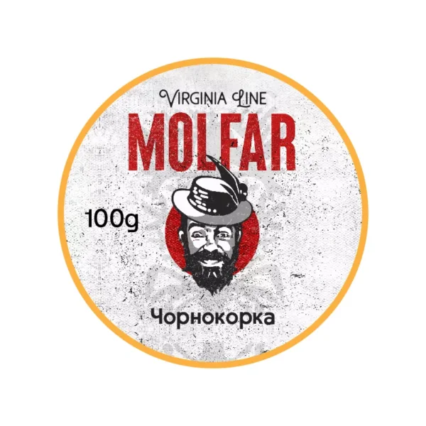 Тютюн для кальяну Molfar Virginia Line 100 г Чорнокорка (вишня)