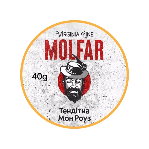 Табак для кальяна Molfar Virginia Line 40 г Хрупкая МонРоуз (лимон мята и роза)