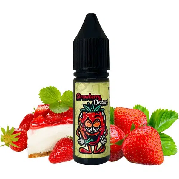 Сольова Рідина Creepy Strawberry Dessert 15ml 5% (полуничний дисерт)