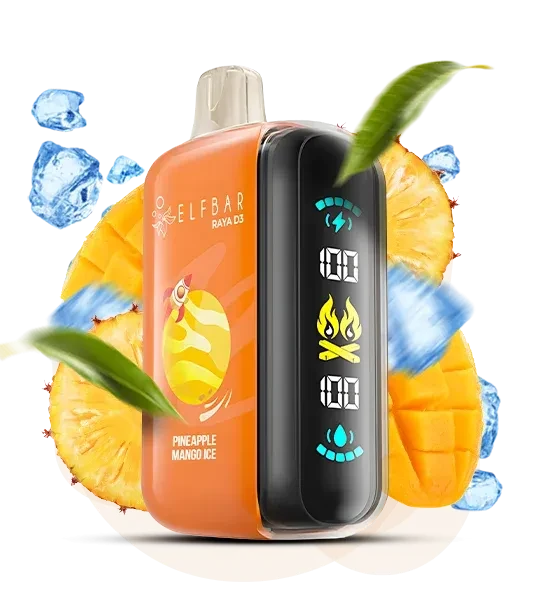 Elf Bar Pineapple Mango Ice Raya D3 25000 (ананас манго лед)