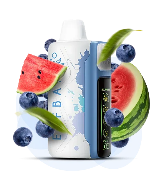 Elf Bar Blueberry Watermelon Sour King 30000 (чорниця кавун)