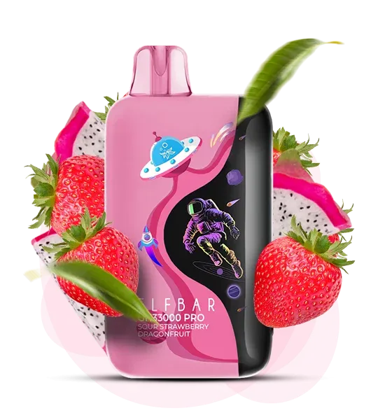 Elf Bar Sour Strawberry Dragonfruit GH PRO 33000 (клубника питайя)