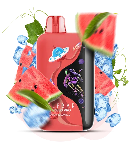 Elf Bar Watermelon Ice GH PRO 33000 (арбуз лед)