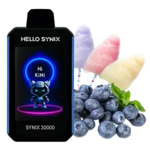 Hello Synix Blueberry Cotton Candy 30000 V80-B Multi Gadget (чорниця та цукрова вата)