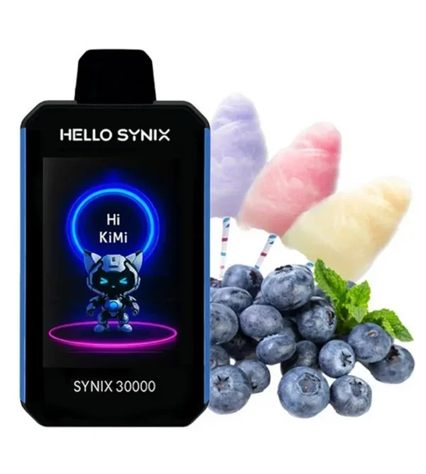 Hello Synix Blueberry Cotton Candy 30000 V80-B Multi Gadget (чорниця та цукрова вата)