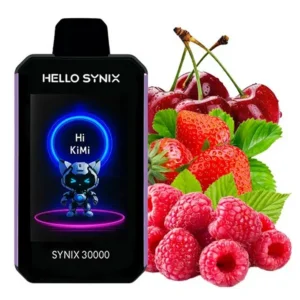 Hello Synix Cherry Strawberry Raspberry 30000 V80-B Multi Gadget (вишня полуниця малина)