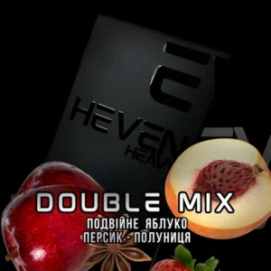 Тютюн для кальяну Heven 50 г Double Mix (подвійне яблуко персик та полуниця)
