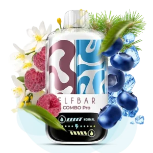 Elf Bar Jasmine Raspberry ore Blueberry Ice Combo 30000 Pro (жасмін та малина або чорниця лід)