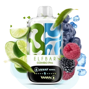 Elf Bar Lime ore Blue Razz Combo 30000 Pro (лайм або малина та чорниця)