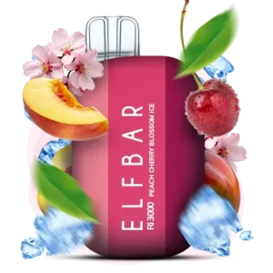 Elf Bar Peach Cherry Blossom Ice RI 3000 (персик вишня лід)