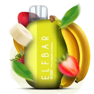 Elf Bar Strawberry Banana RI 3000 (полуниця та банан)