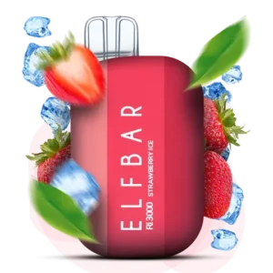 Elf Bar Strawberry Ice RI 3000 (полуниця лід)